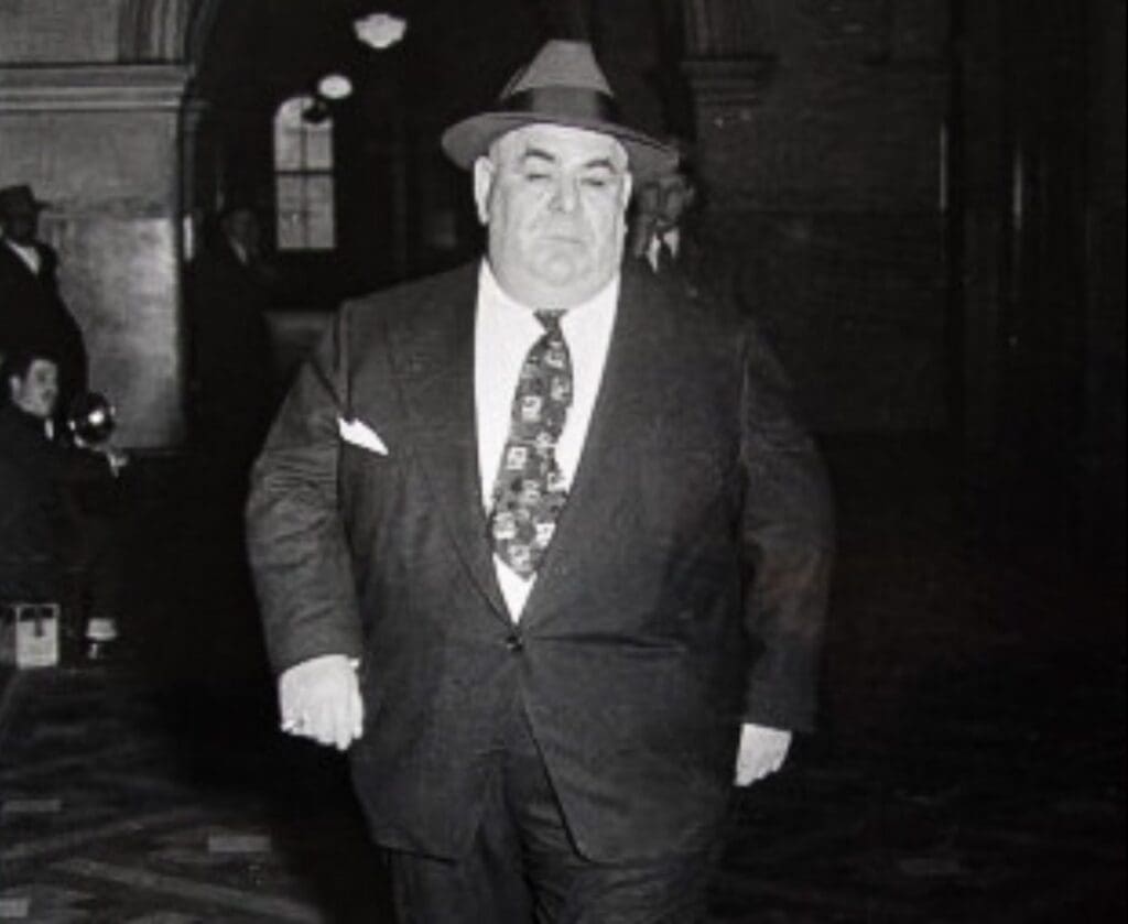 A large man.