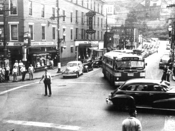 A photo of downtown Wheeling.