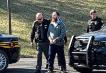 A man and a sheriff.