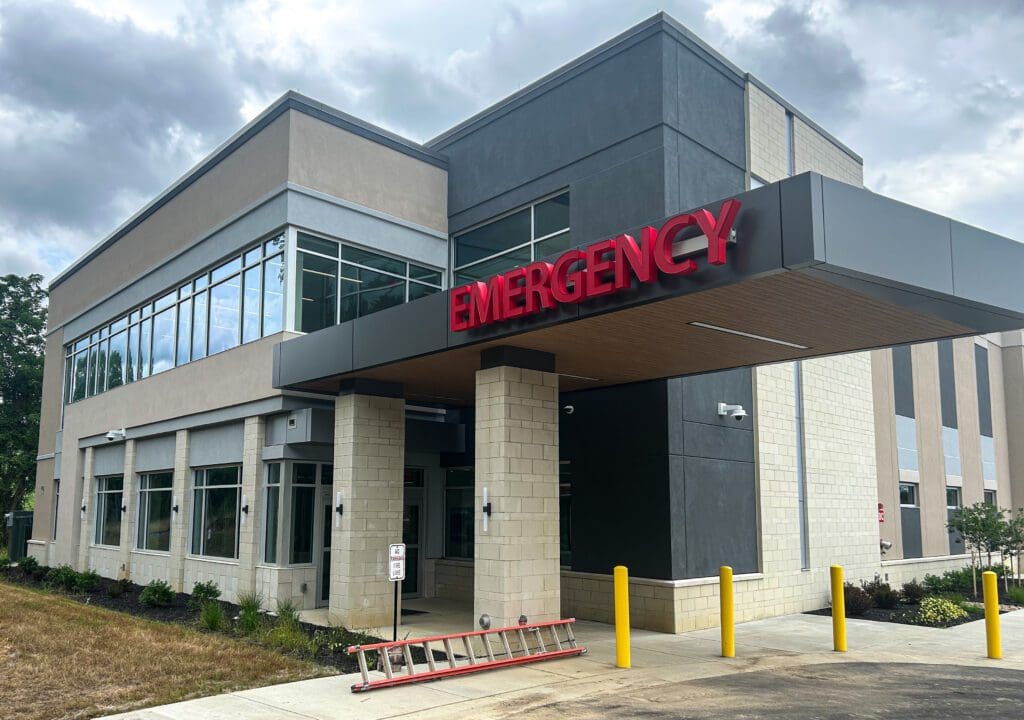 A hospital.