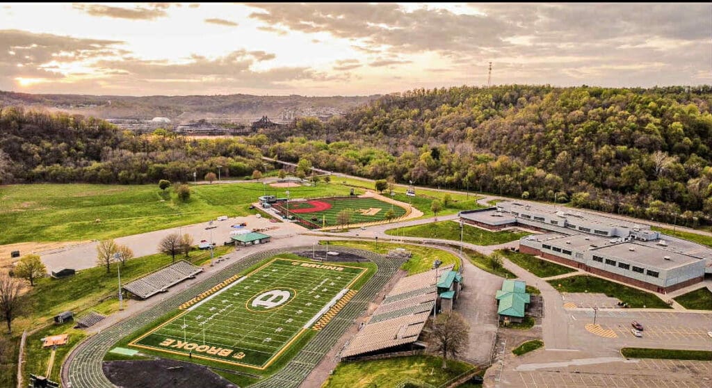 A high school campus.