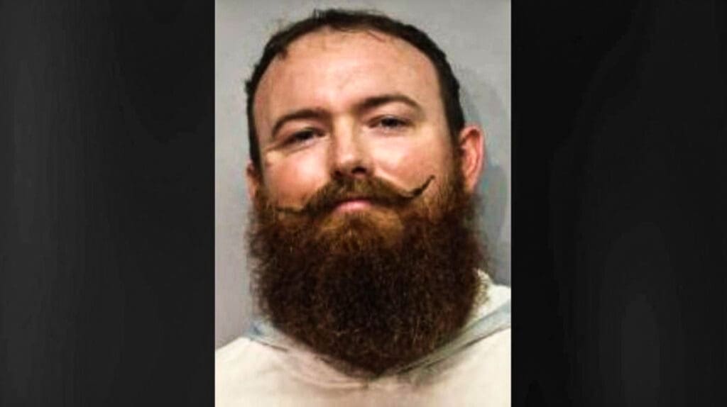 A man with a beard.