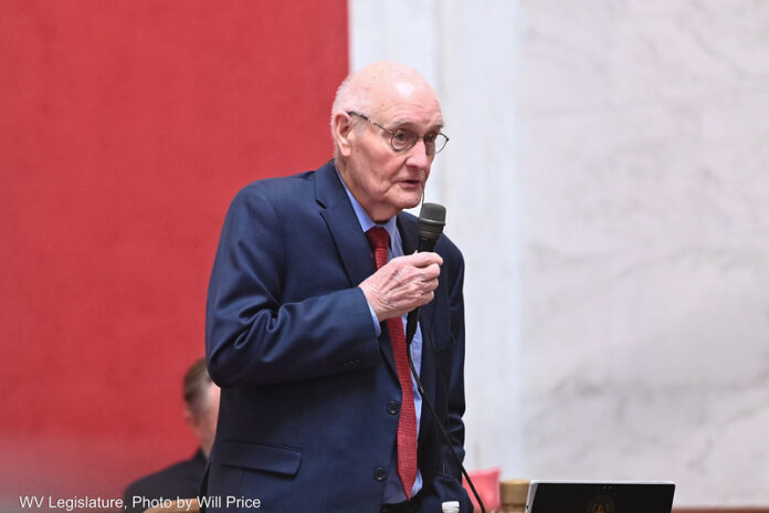 A man with a microphone.