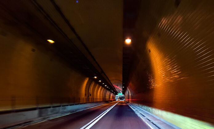 A tunnel.