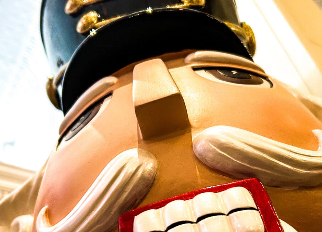 A nutcracker head.