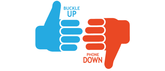 ODOT - Buckle Up A poster.