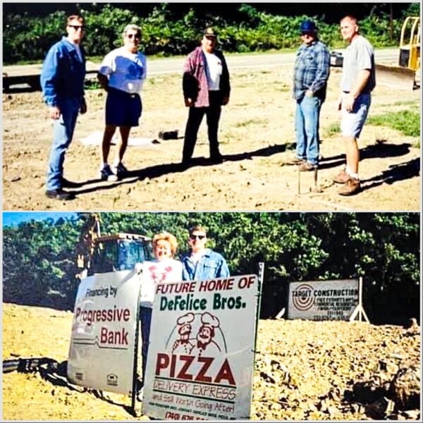 A collage of people.