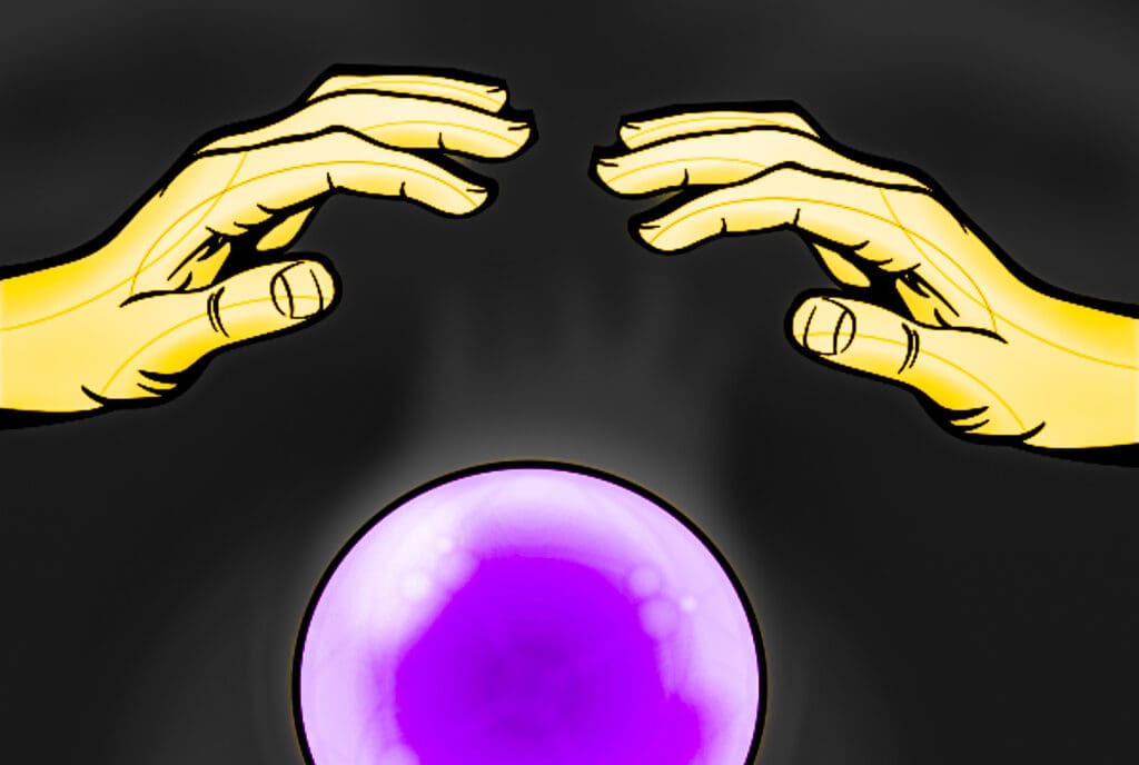 A crystal ball