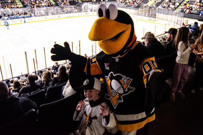 A Penguin mascot