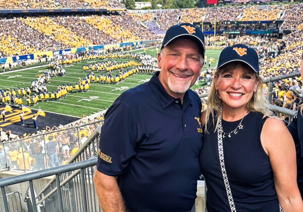 A man and his wife.