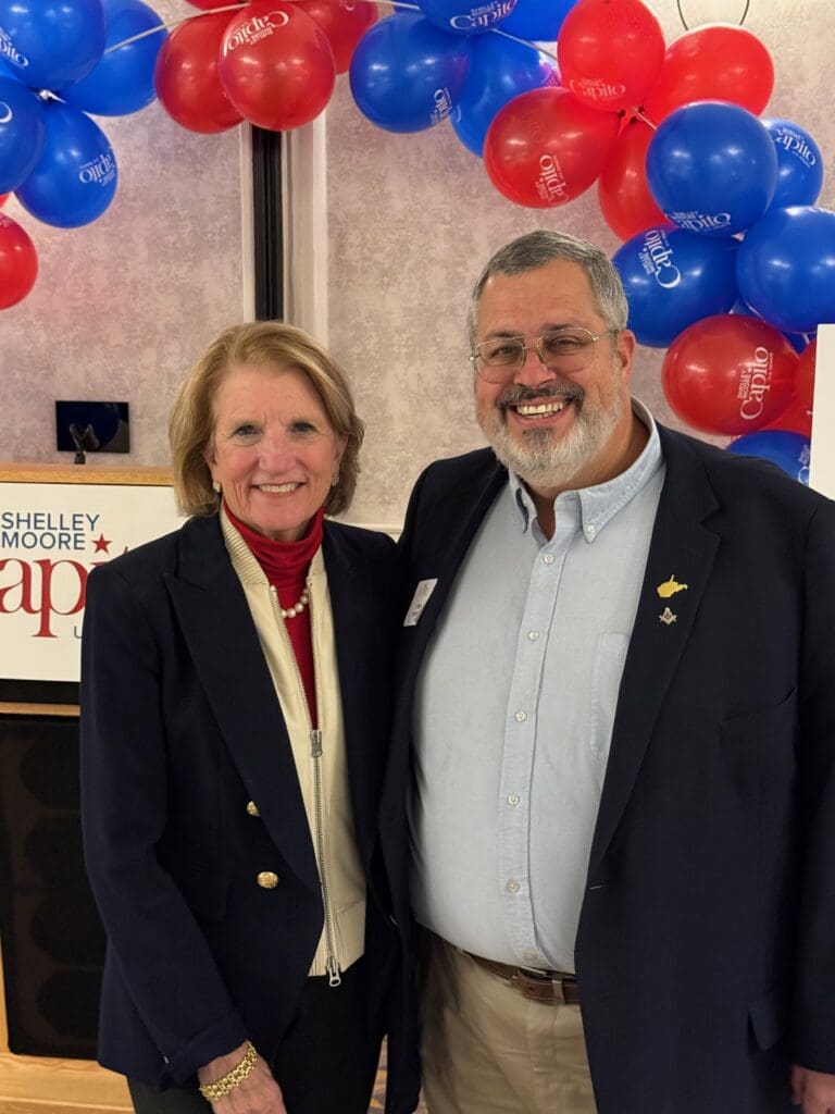 There are two people.