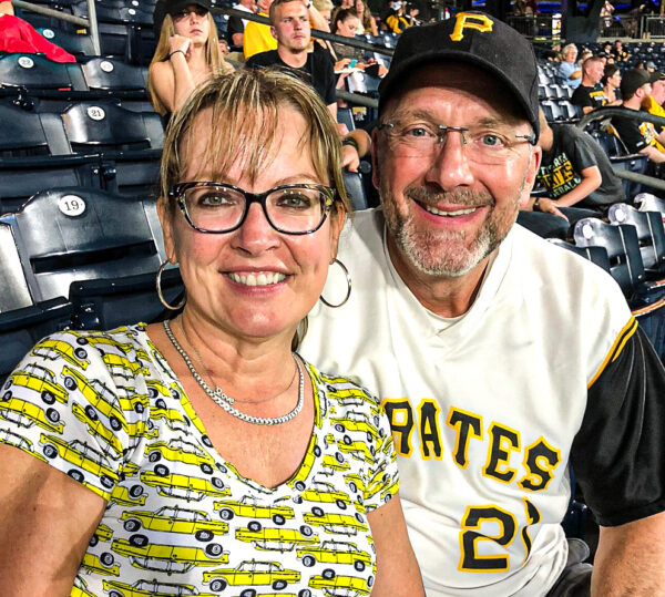 A man and a woman.