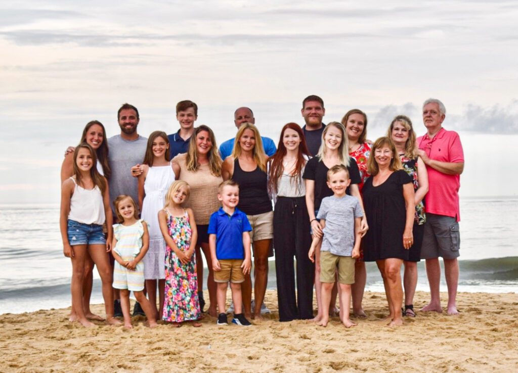A large family.