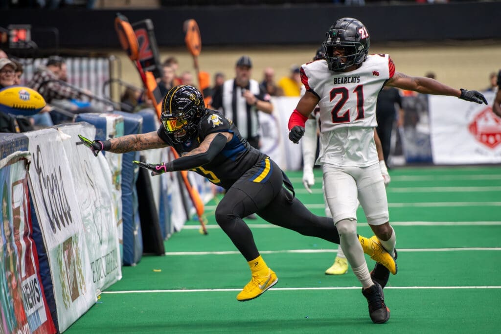 A football game.