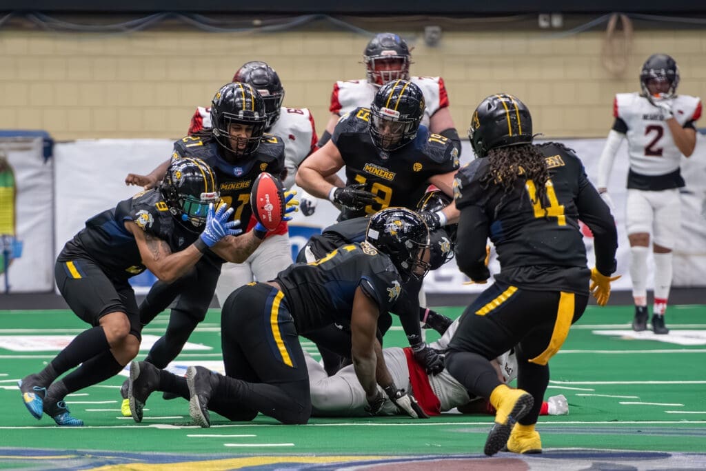A football game.