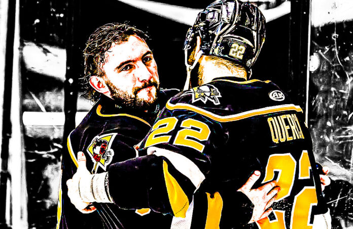 Two teammates.
