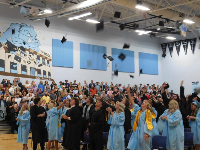 A class of students.