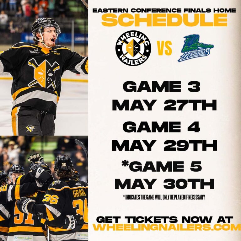 Eastern Conference Finals Comes to Wheeling this Wednesday