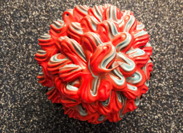 A cupcake.