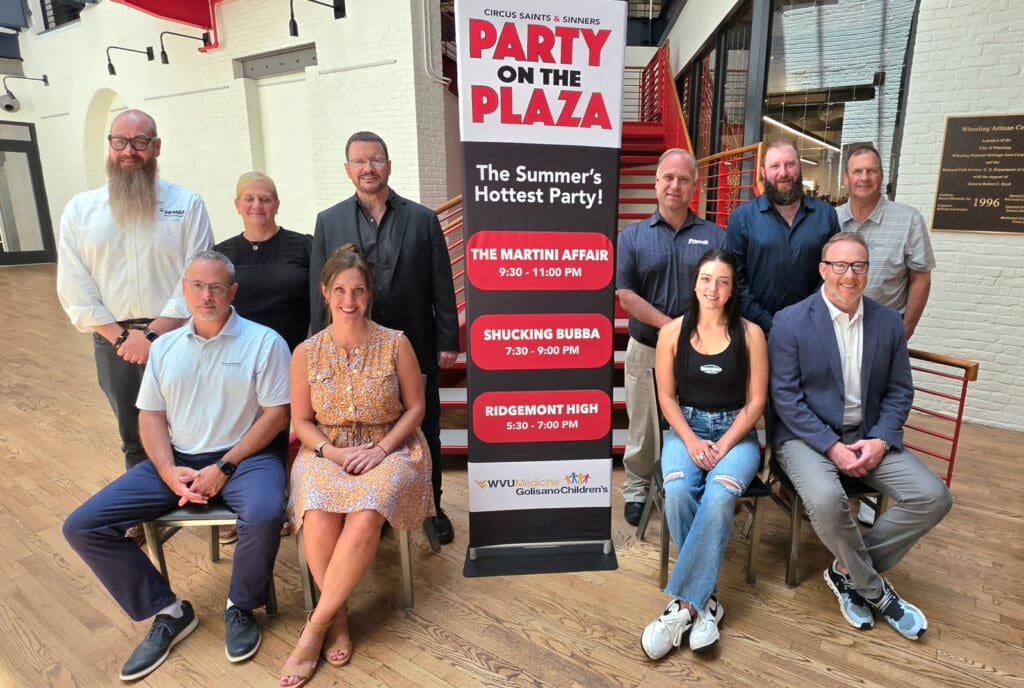 A group of people.