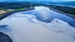 A coal slurry pond.