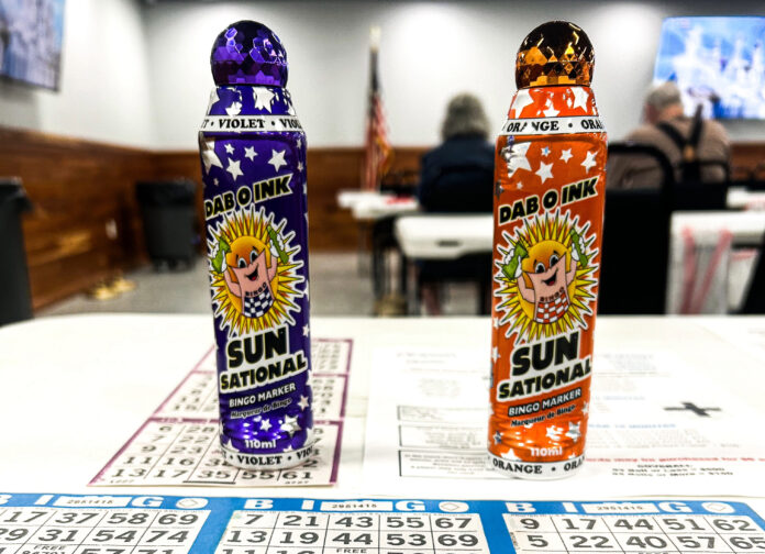 A bingo game.