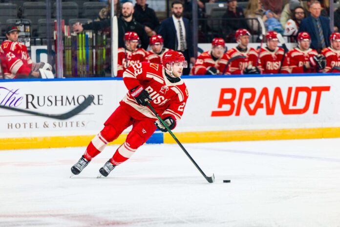 A hockey player.