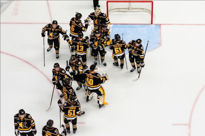 A hockey team.
