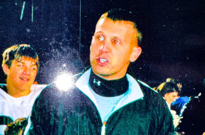 A candid photos of a young man.