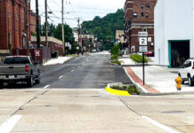 A photo of a roadway.