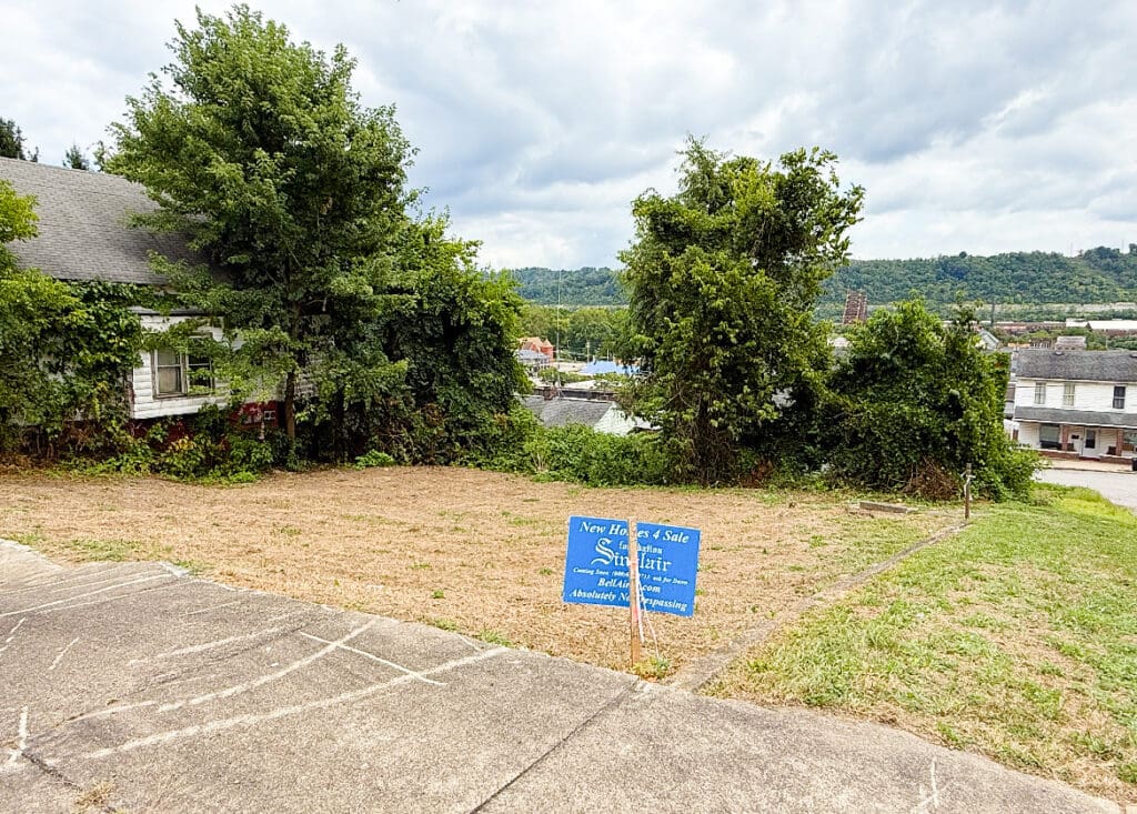 An empty lot.