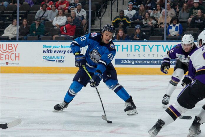 A hockey player.