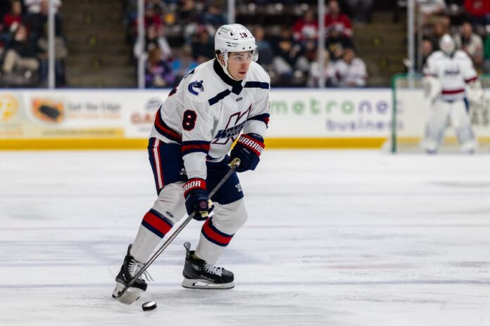A hockey player.