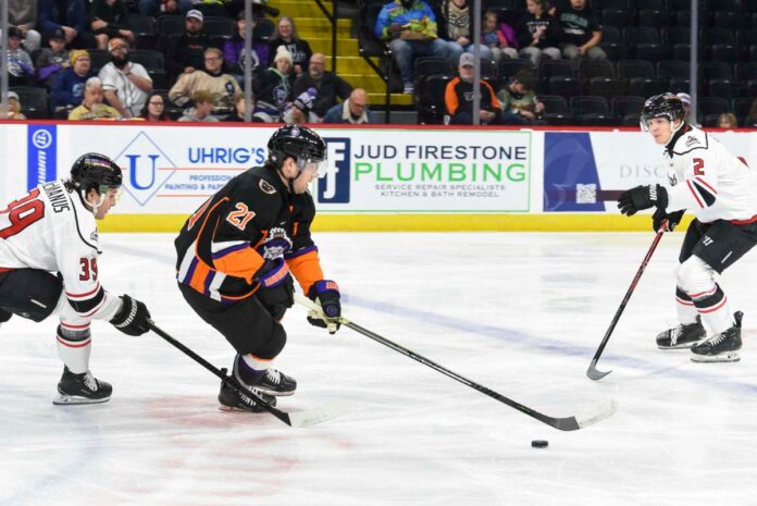 A hockey player.