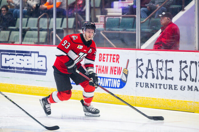 A hockey player.