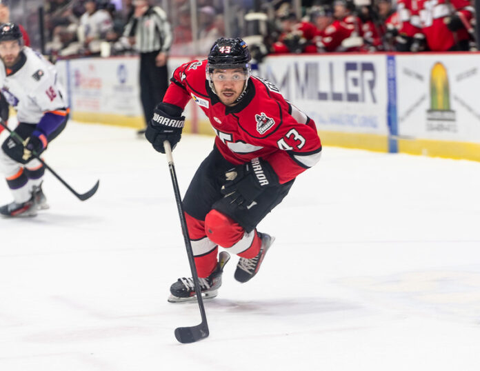 A hockey player.