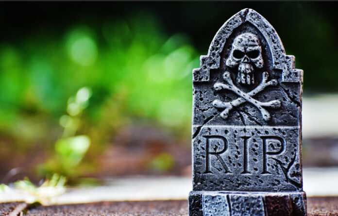 A grave marker.
