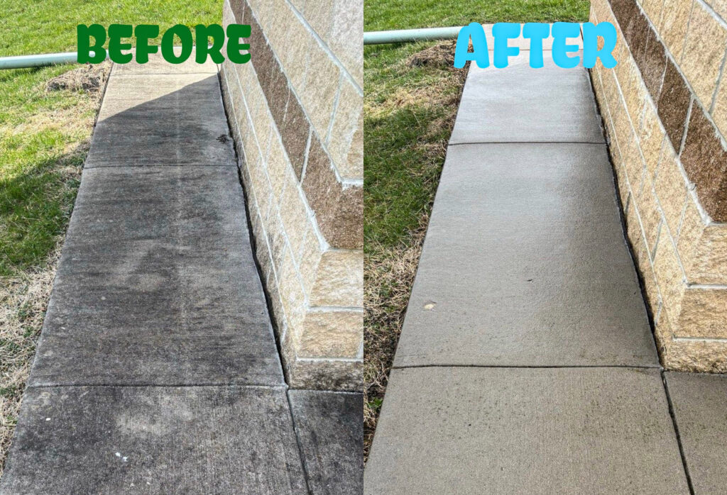 A couple of sidewalks.