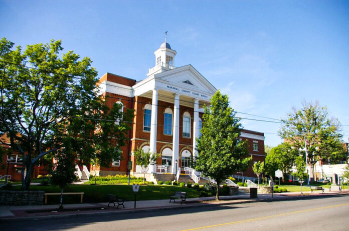Marshall County Courthouse.