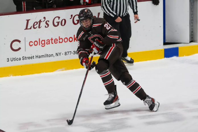 A hockey player.