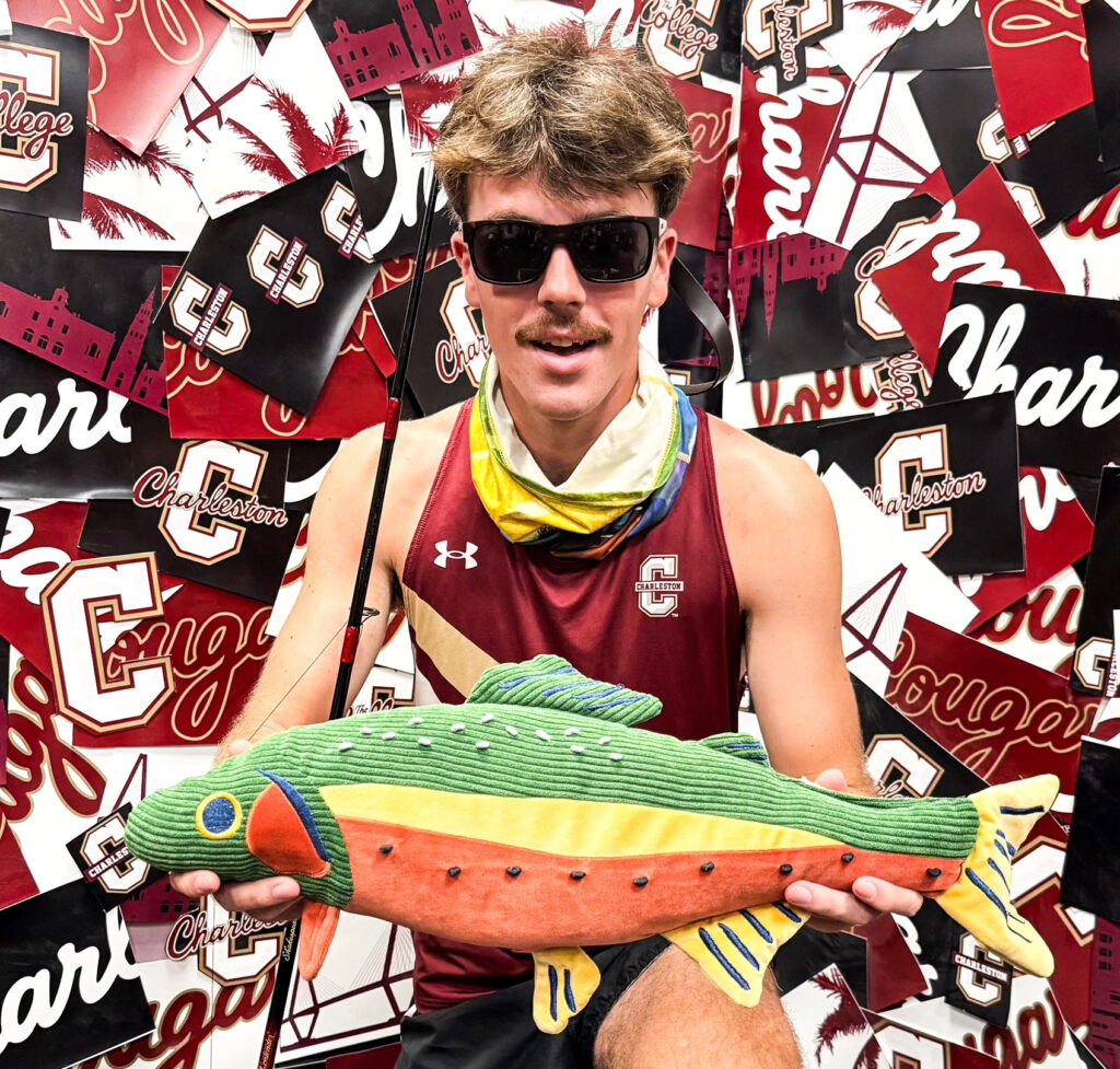 A young man with sunglasses.
