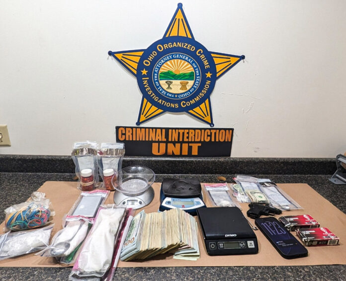 A table with drug.